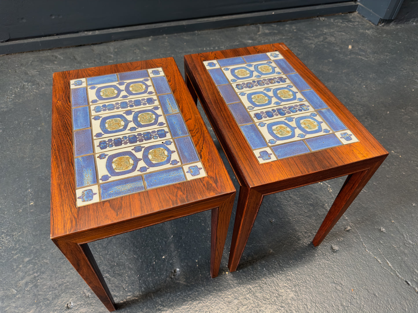 Royal Copenhagen Side Tables by Severin Hansen