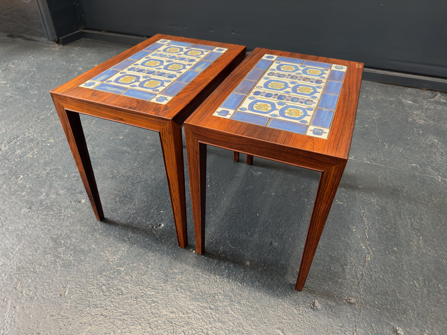 Royal Copenhagen Side Tables by Severin Hansen