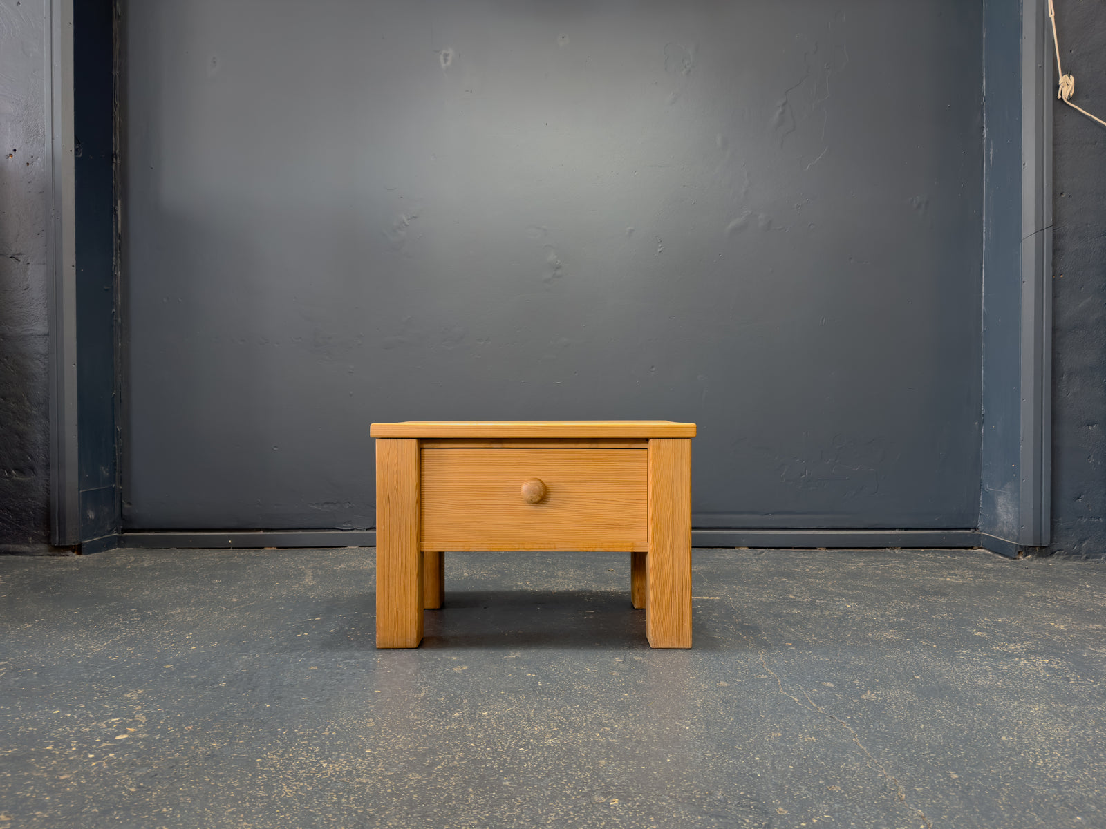Pair of Pine Bedside Tables by Erik Höglund for Boda Trä