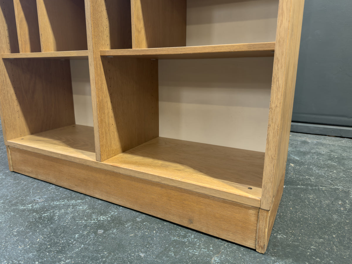 Tall Oak Shelving Unit