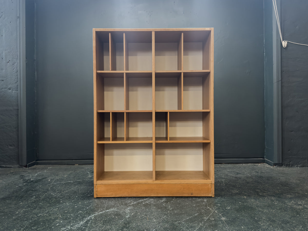 Tall Oak Shelving Unit
