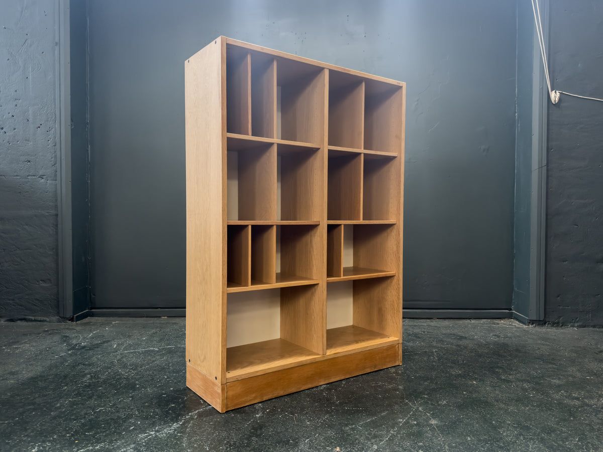 Tall Oak Shelving Unit