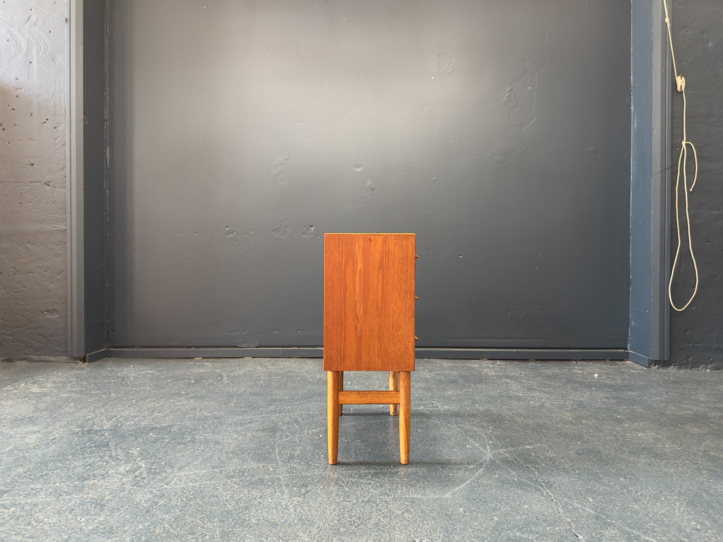 Compact Teak Chest of Drawers