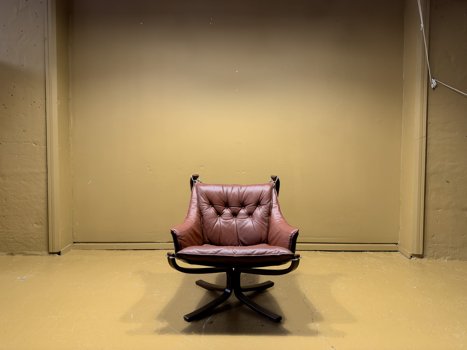 Red Falcon Chair with Arms