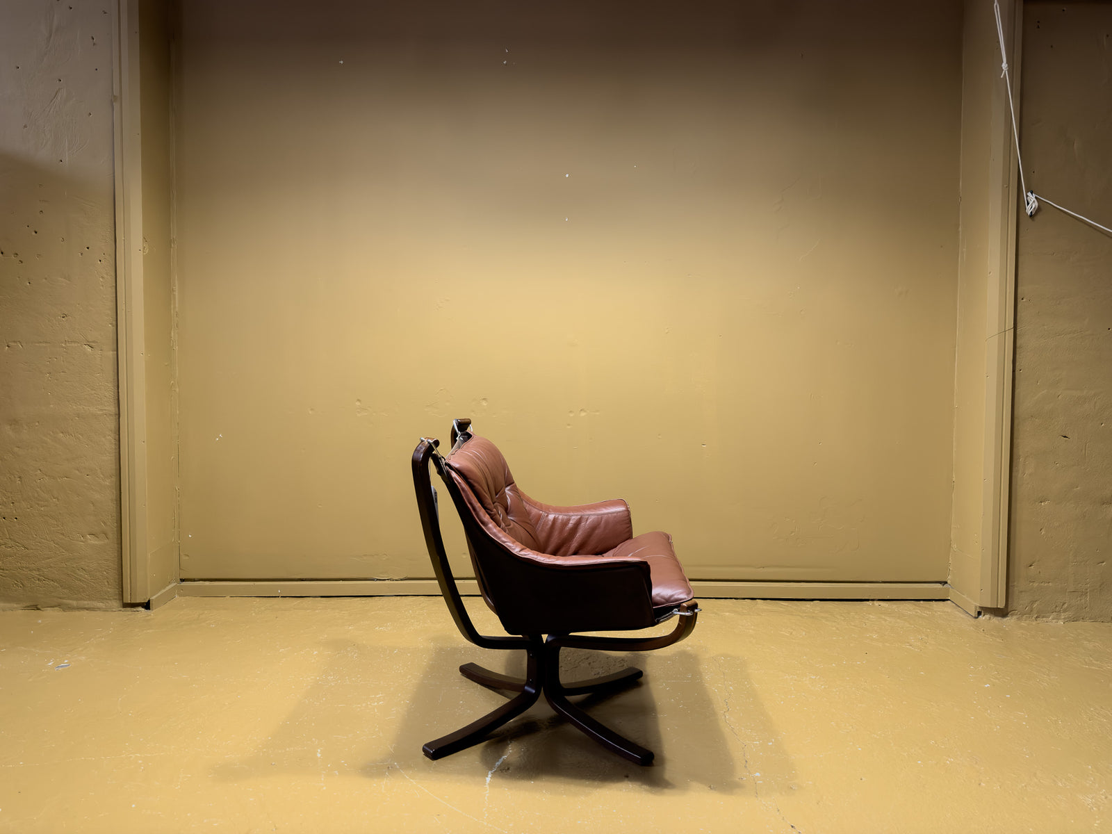 Red Falcon Chair with Arms