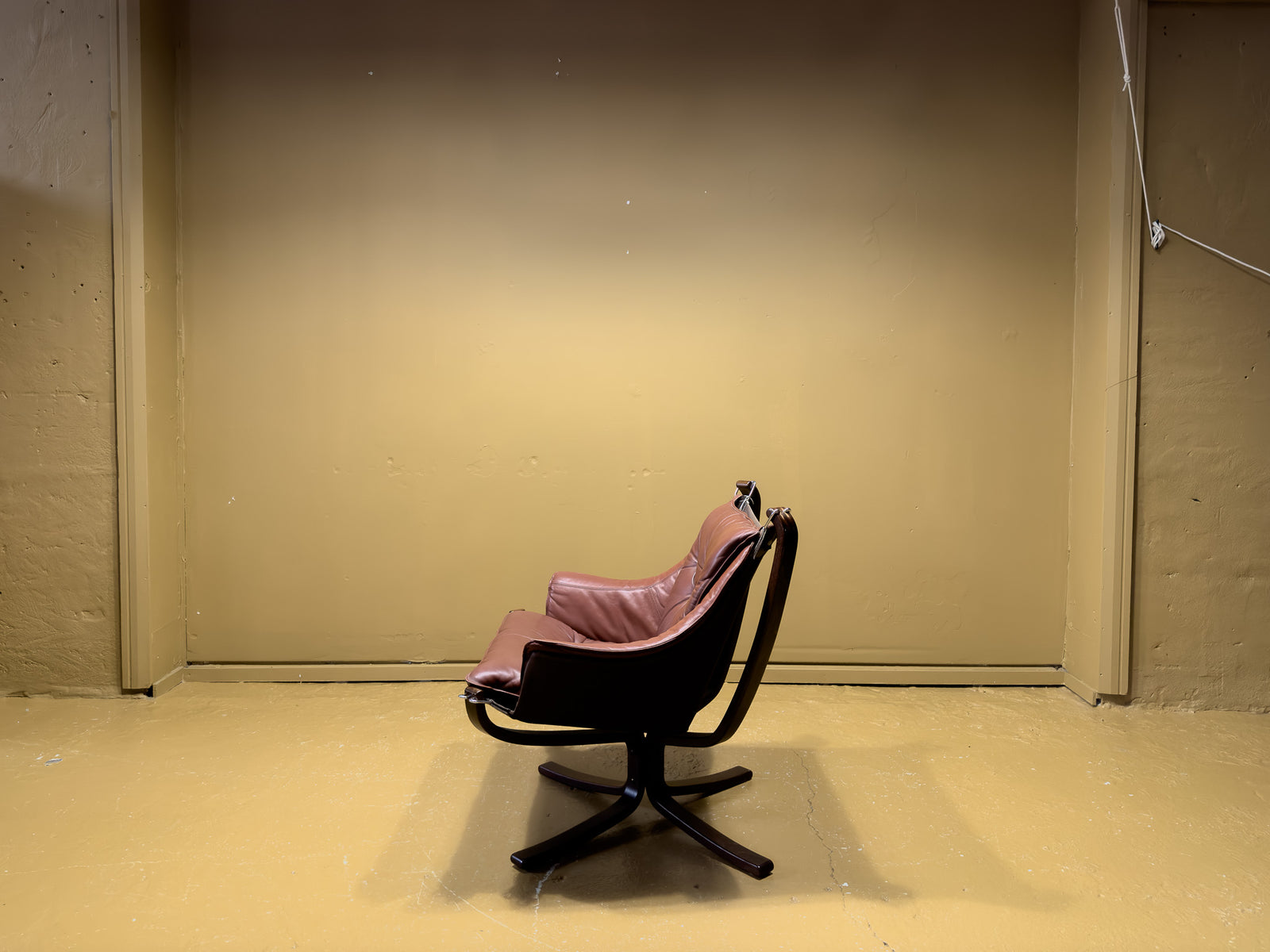 Red Falcon Chair with Arms