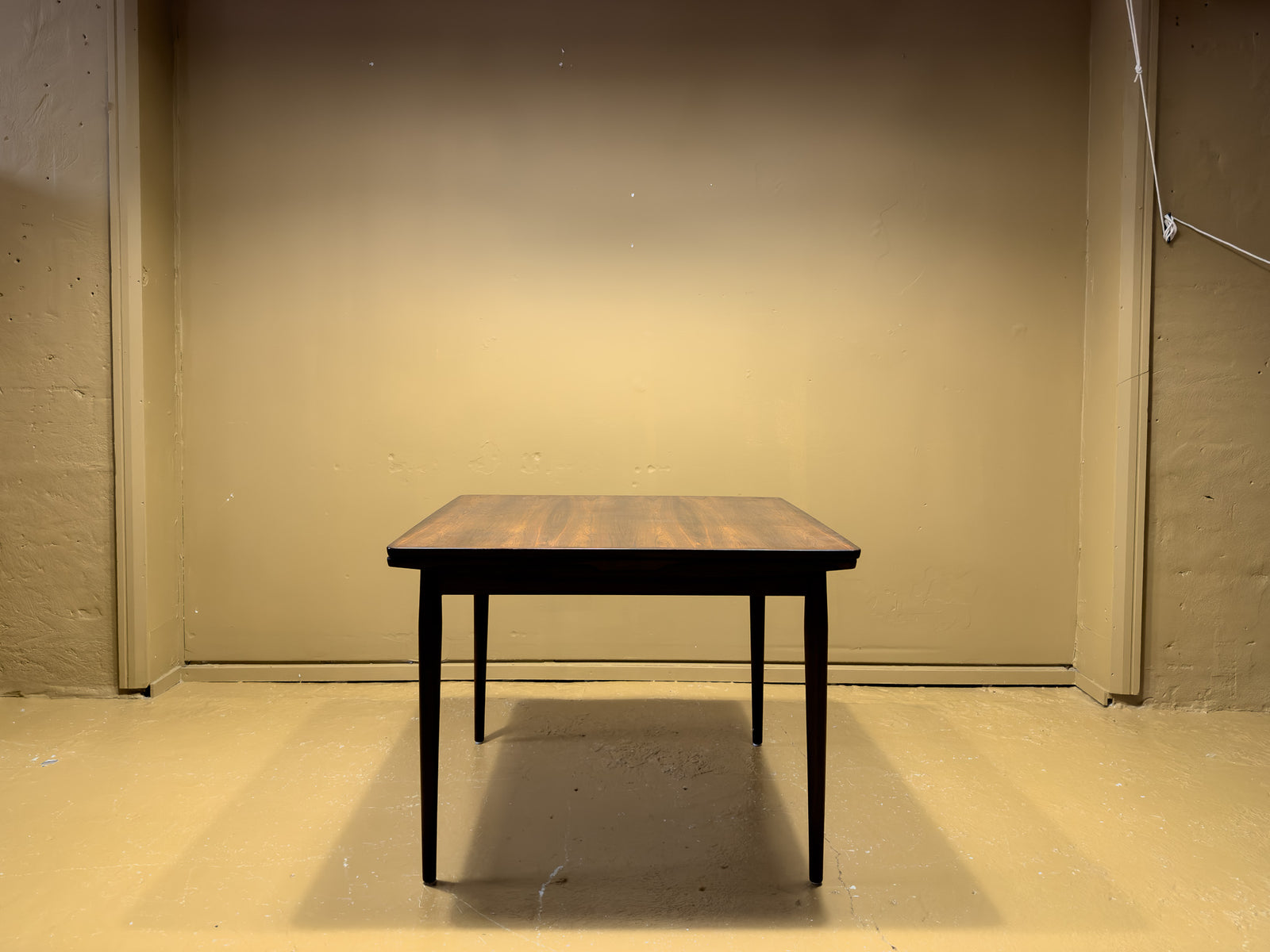 Rosewood Table with Double Leaf