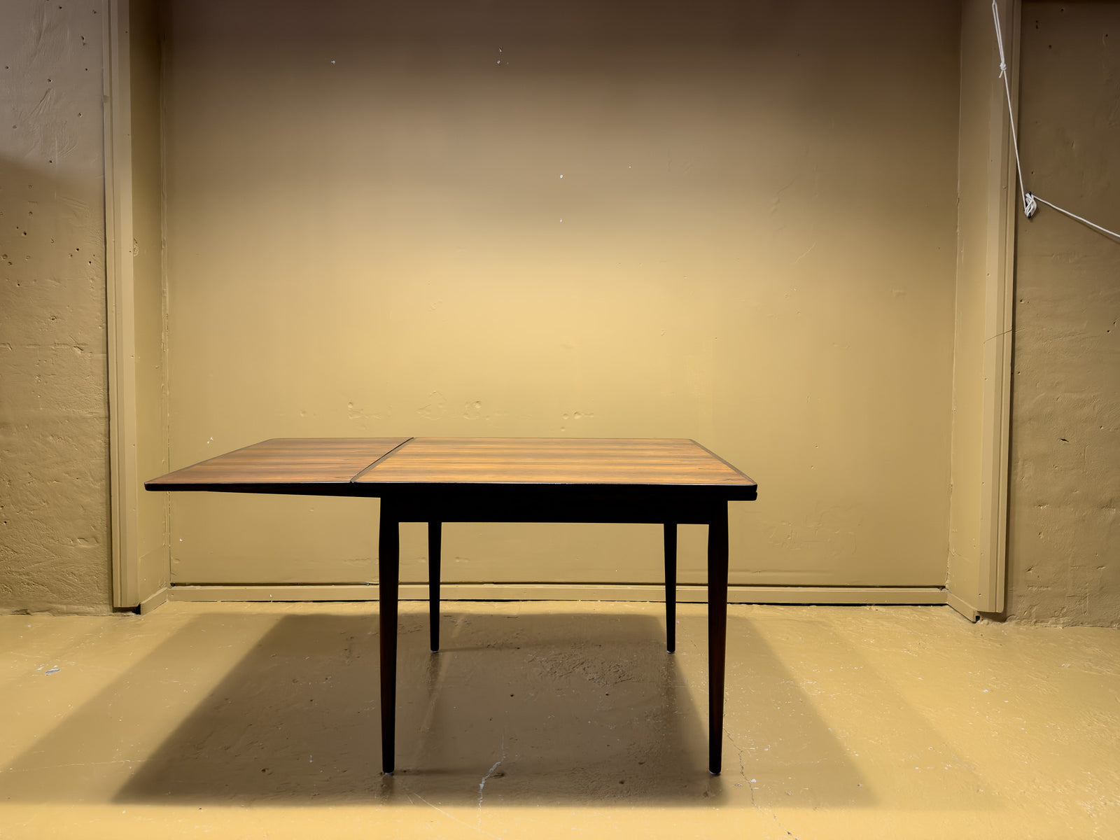 Rosewood Table with Double Leaf
