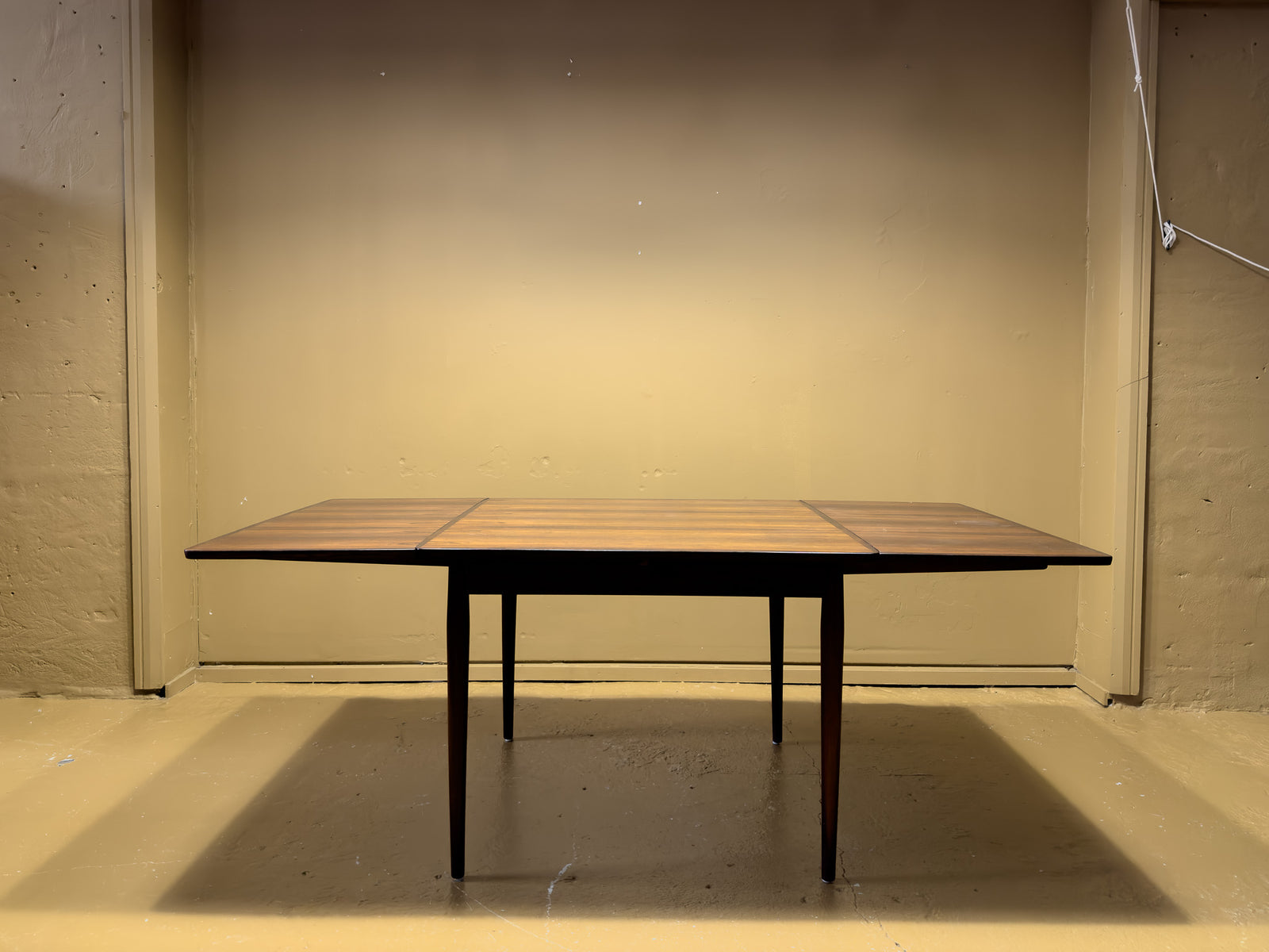 Rosewood Table with Double Leaf