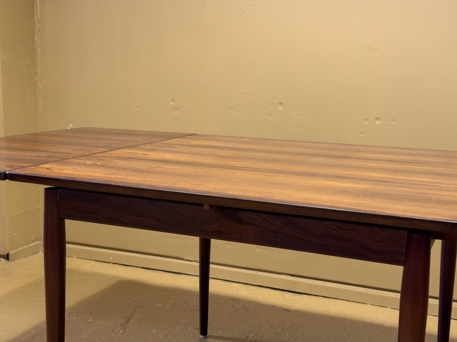 Rosewood Table with Double Leaf