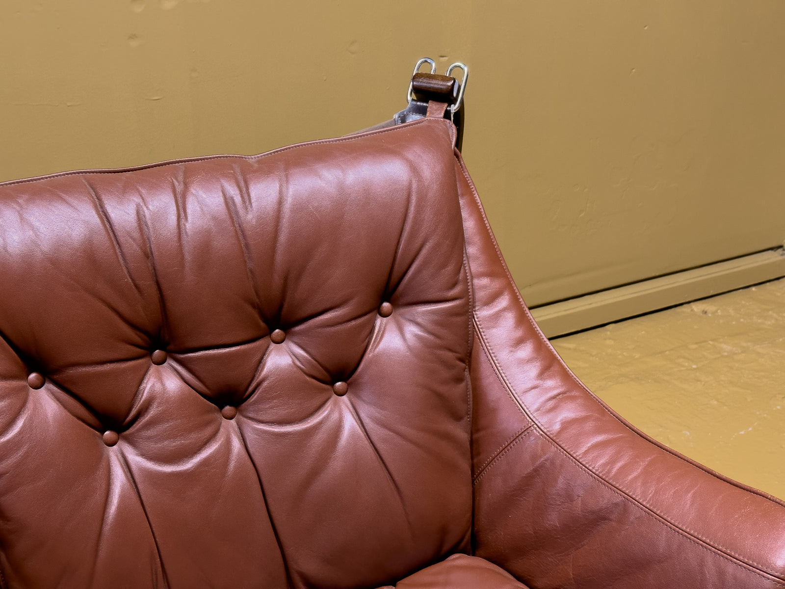 Red Falcon Chair with Arms
