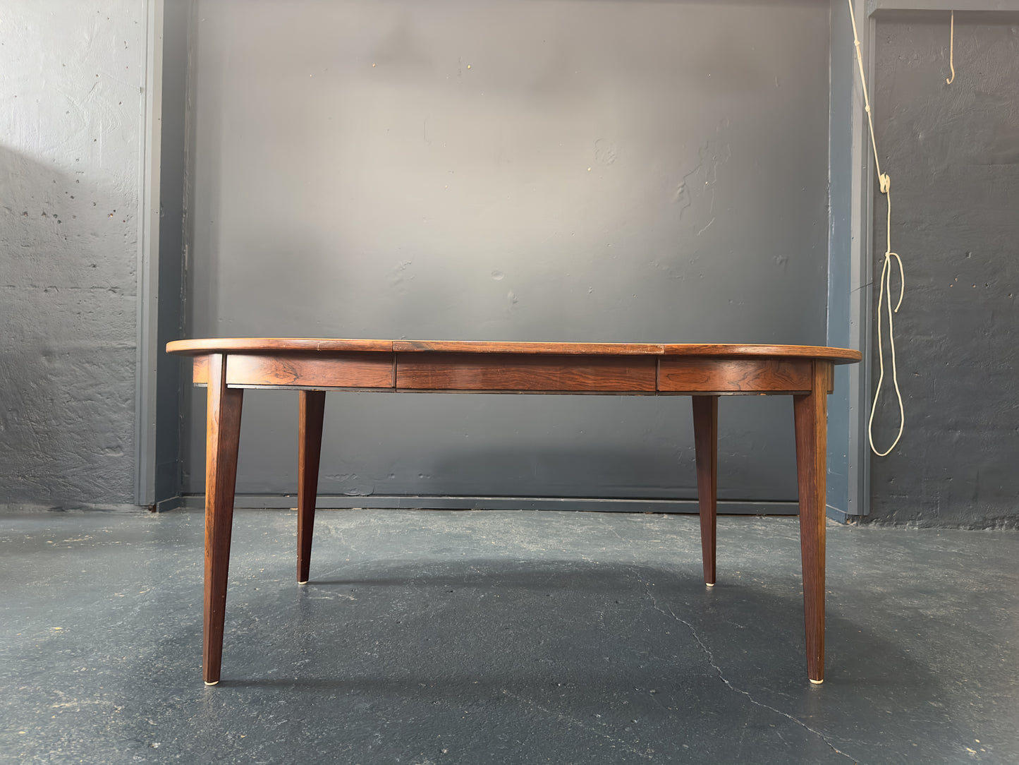 Round Rosewood Dining Table