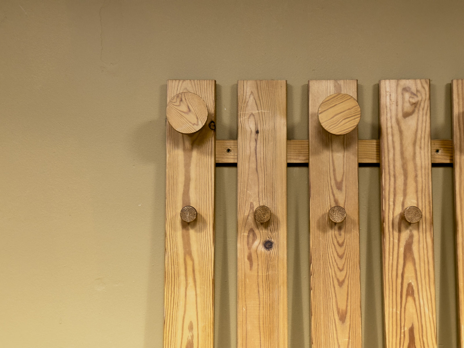 Pine Wall Hanging Coat Rack