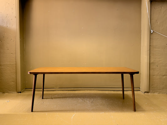 Long teak table