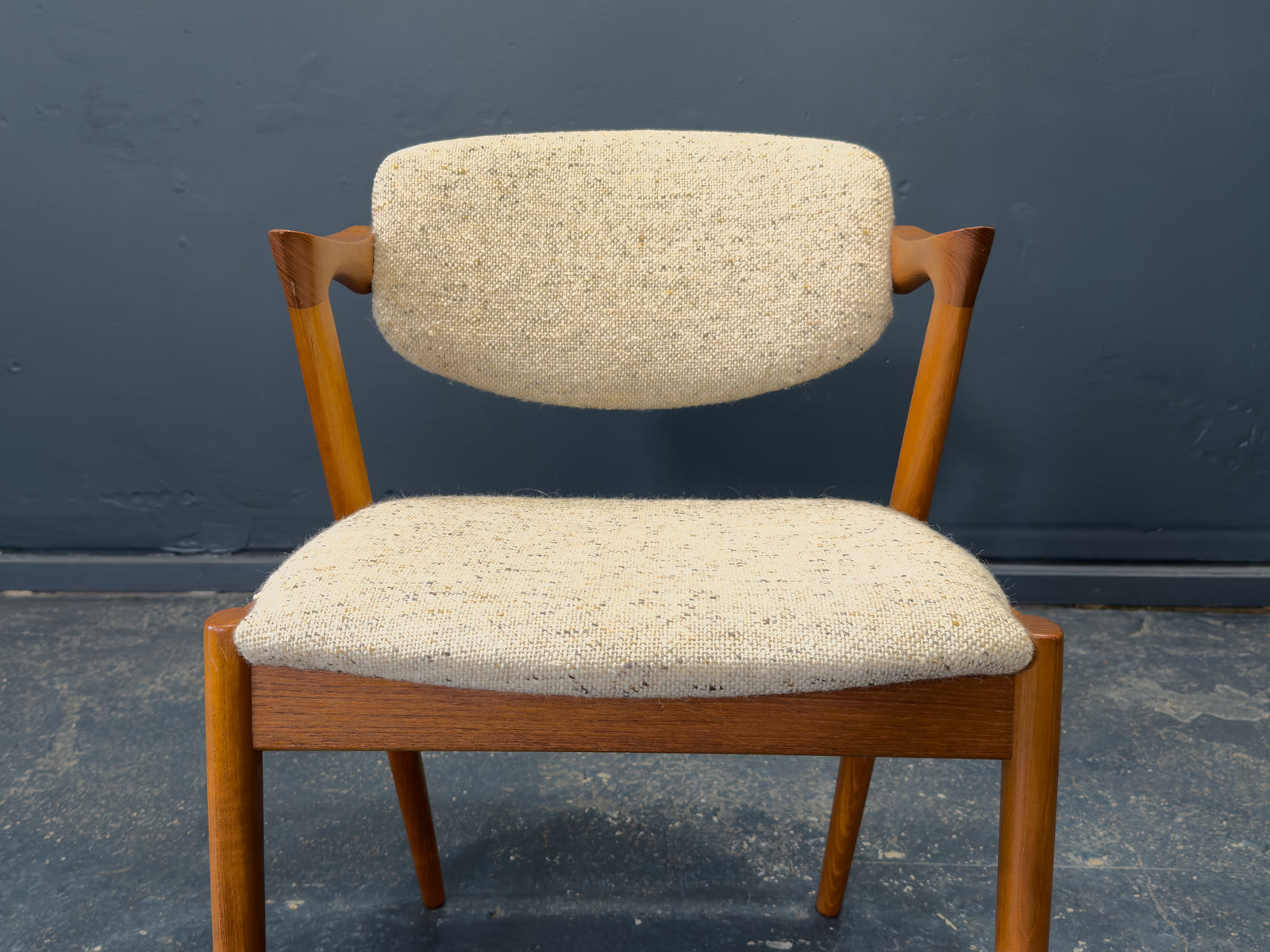 Set of 6 Kai Kristiansen Teak Model 42 Dining Chairs