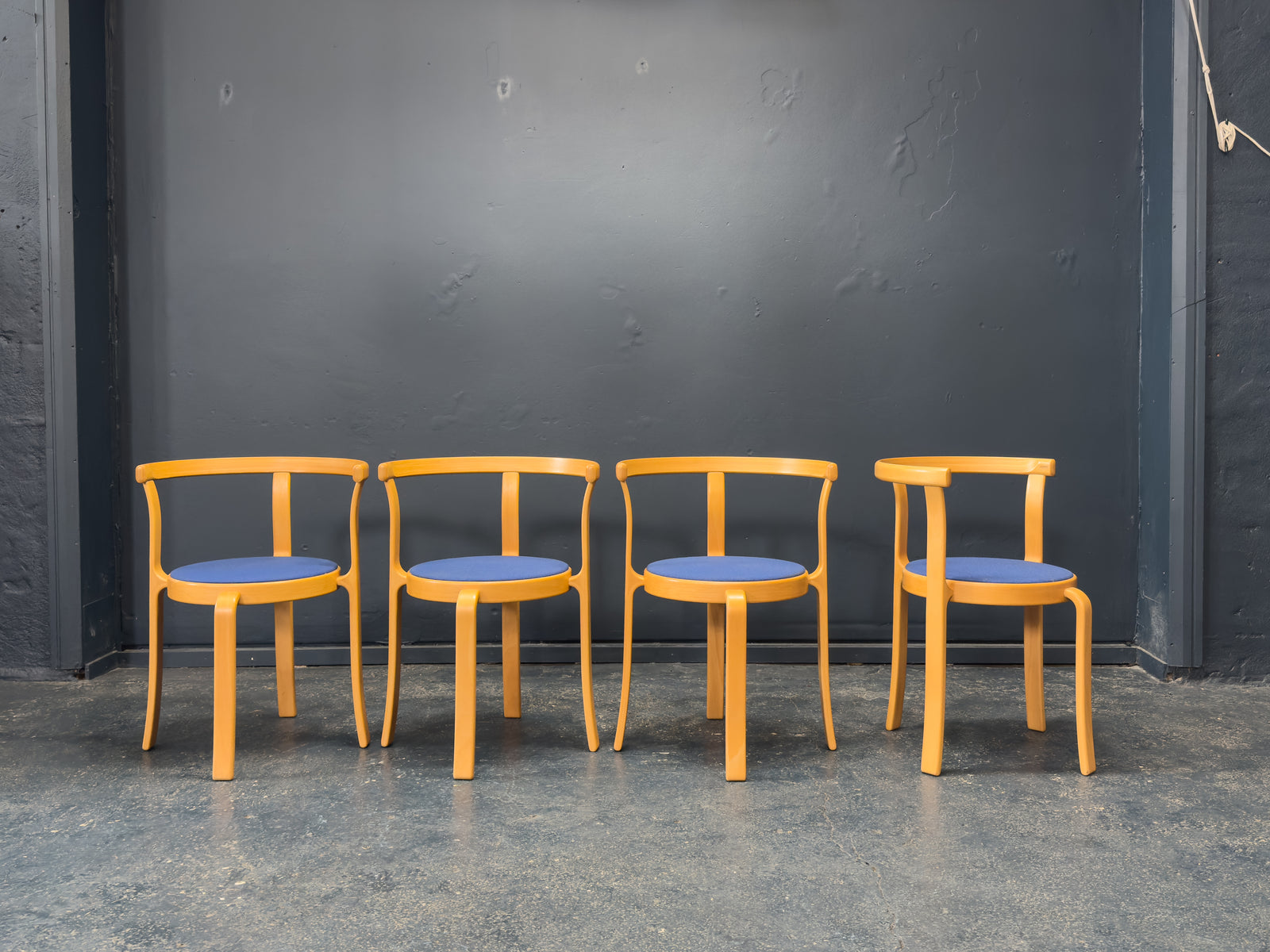 Model 8000 Stackable Dining Chairs by Rud Thygesen and Johnny Sørensen
