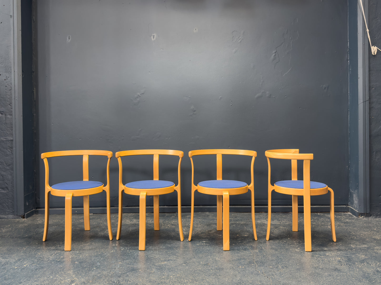 Model 8000 Stackable Dining Chairs by Rud Thygesen and Johnny Sørensen