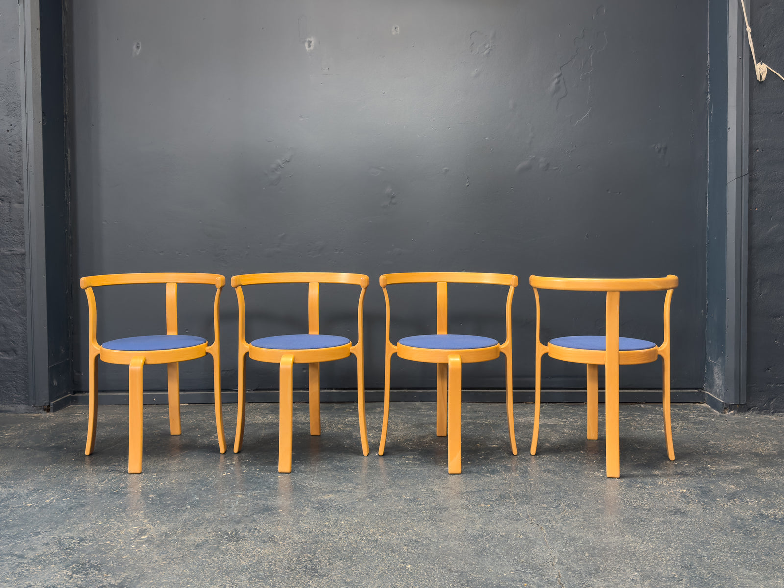 Model 8000 Stackable Dining Chairs by Rud Thygesen and Johnny Sørensen