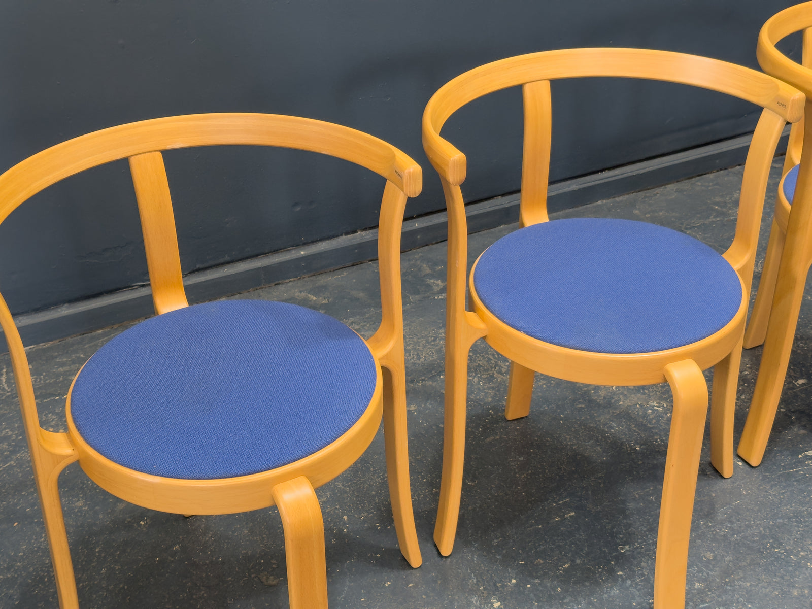 Model 8000 Stackable Dining Chairs by Rud Thygesen and Johnny Sørensen