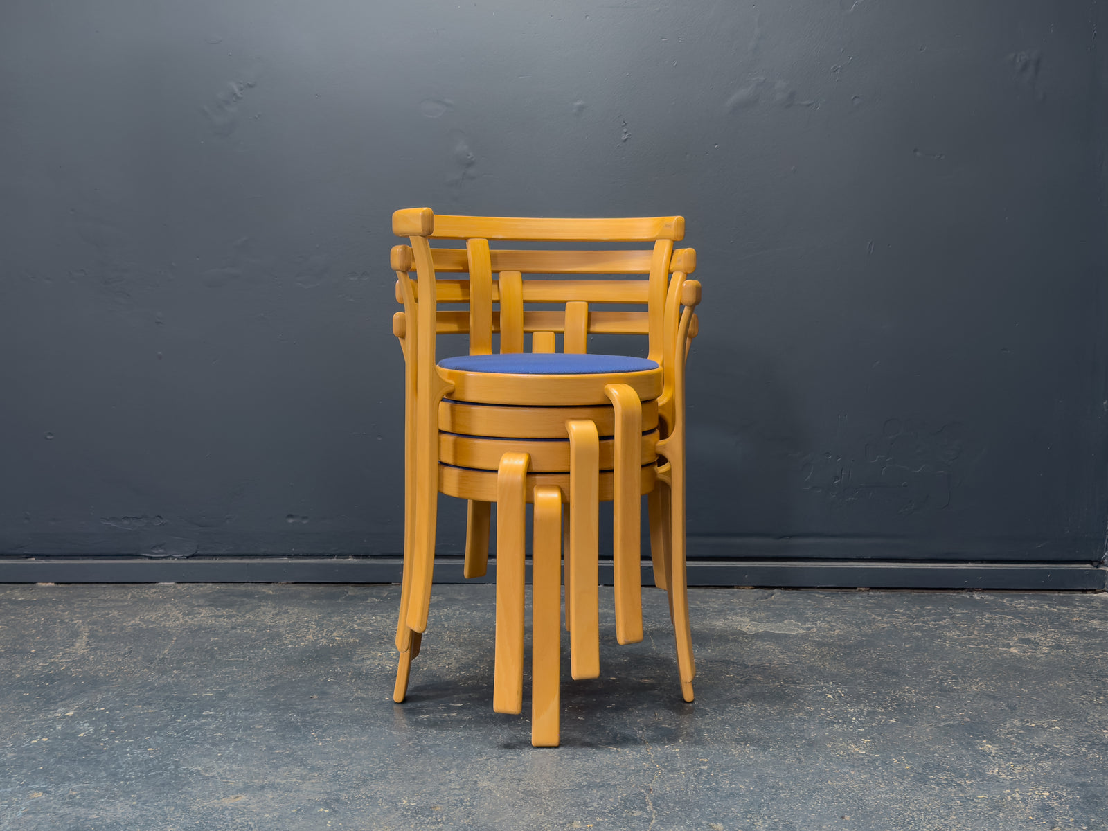 Model 8000 Stackable Dining Chairs by Rud Thygesen and Johnny Sørensen