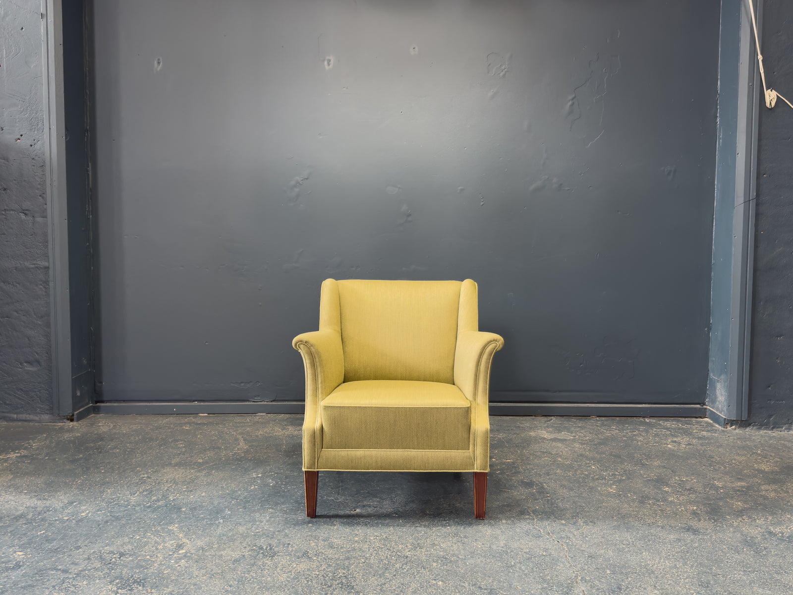 Green Upholstered Armchair