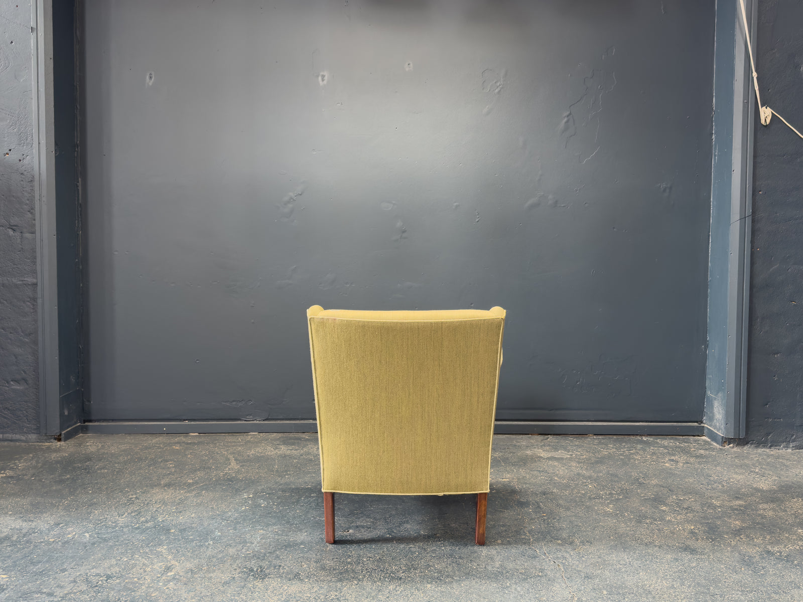 Green Upholstered Armchair