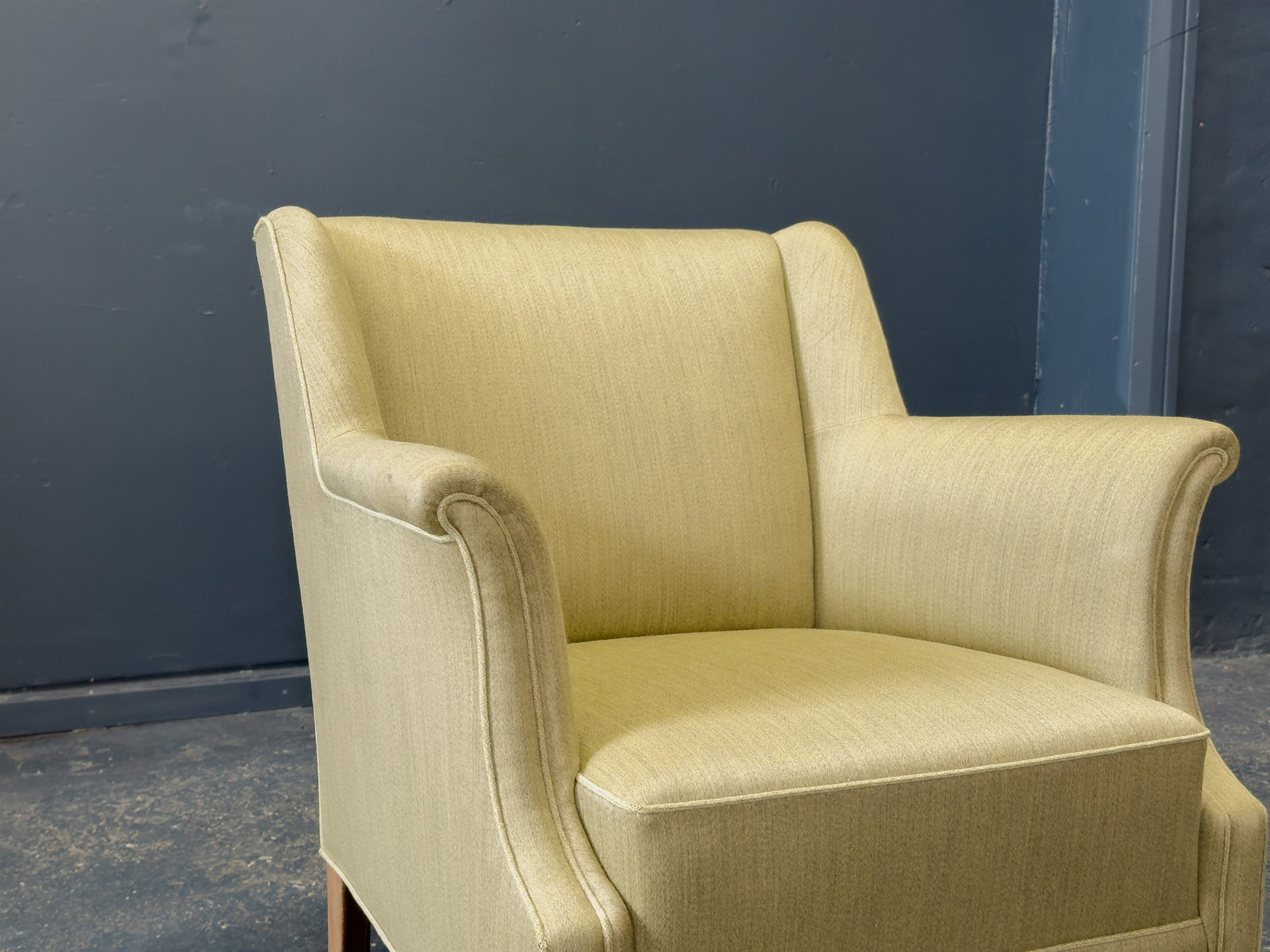 Green Upholstered Armchair