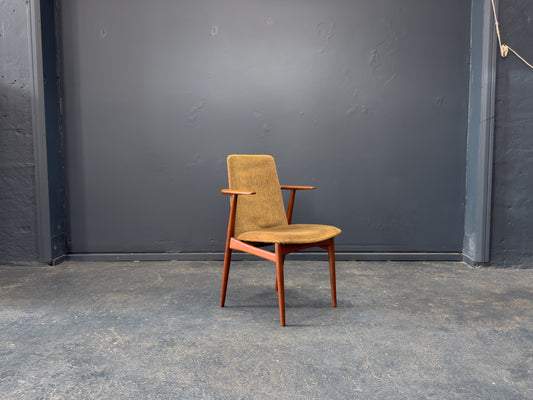 Hans Olsen Teak Upholstered Chair
