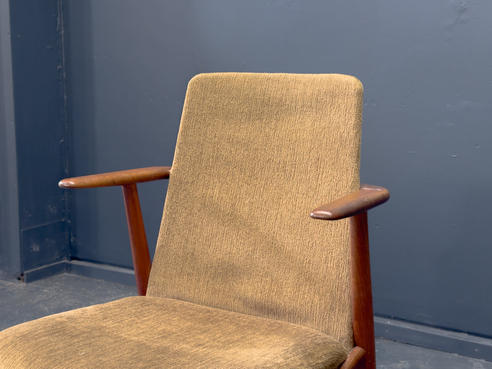Hans Olsen Teak Upholstered Chair