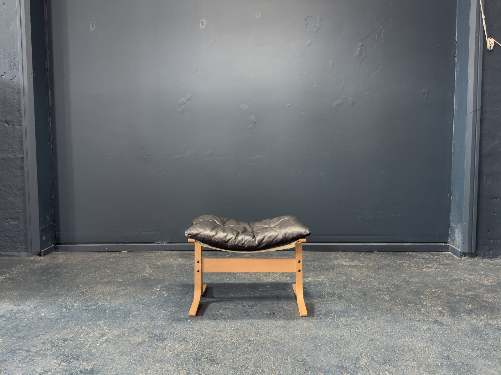 Ingmar Relling Leather Footstool