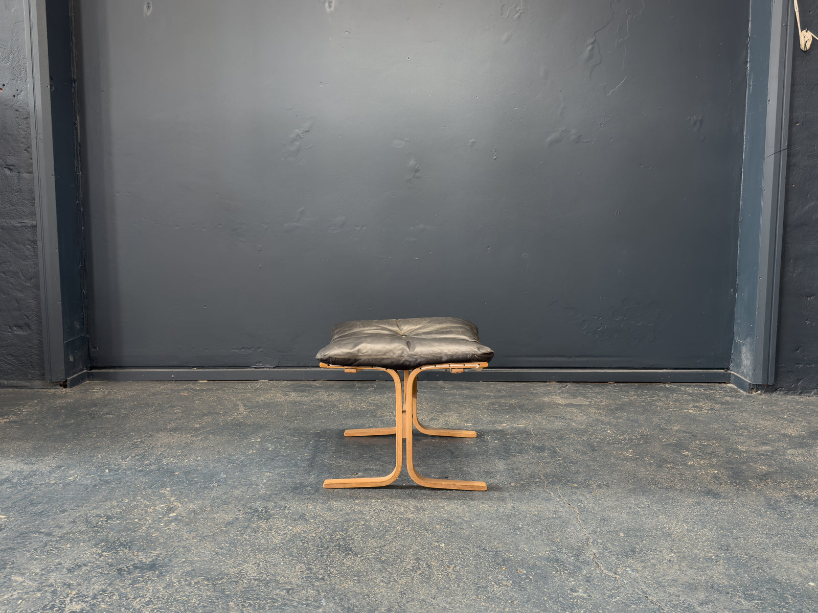 Ingmar Relling Leather Footstool
