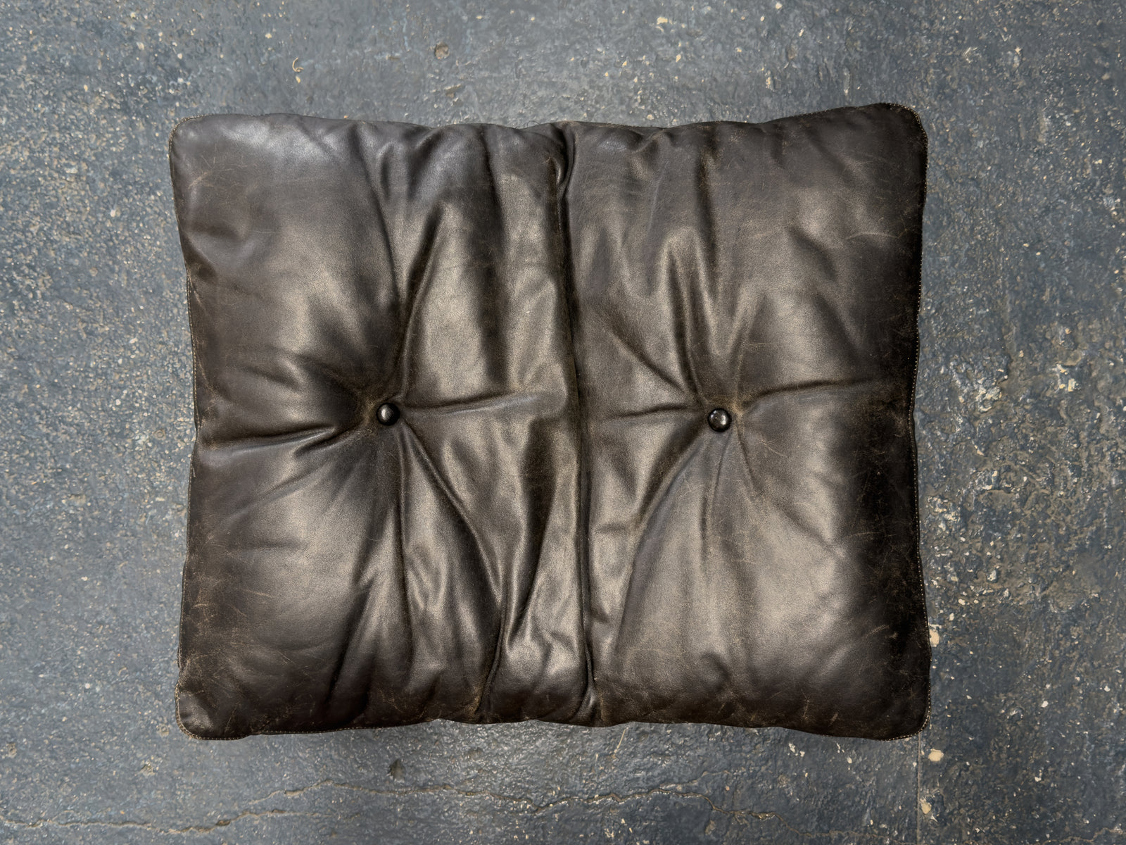 Ingmar Relling Leather Footstool
