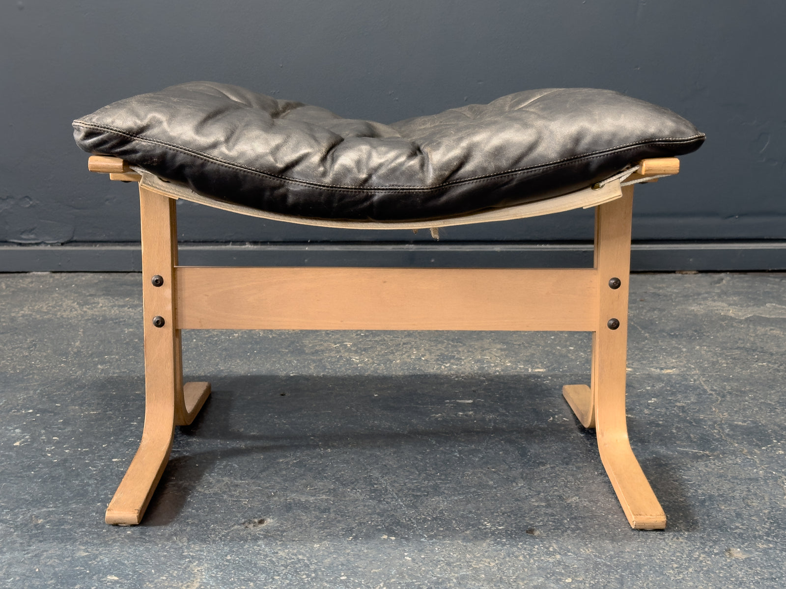 Ingmar Relling Leather Footstool