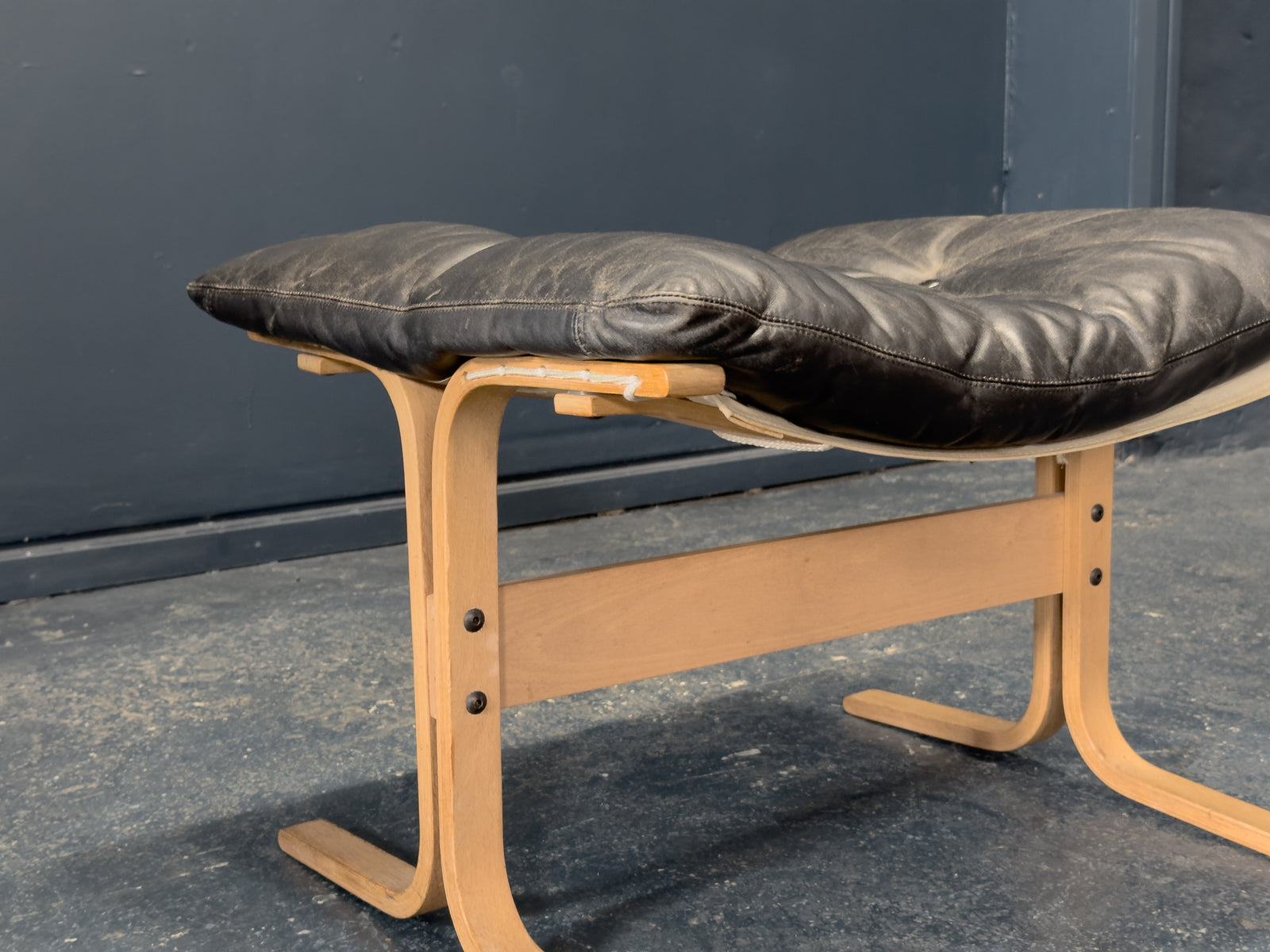 Ingmar Relling Leather Footstool