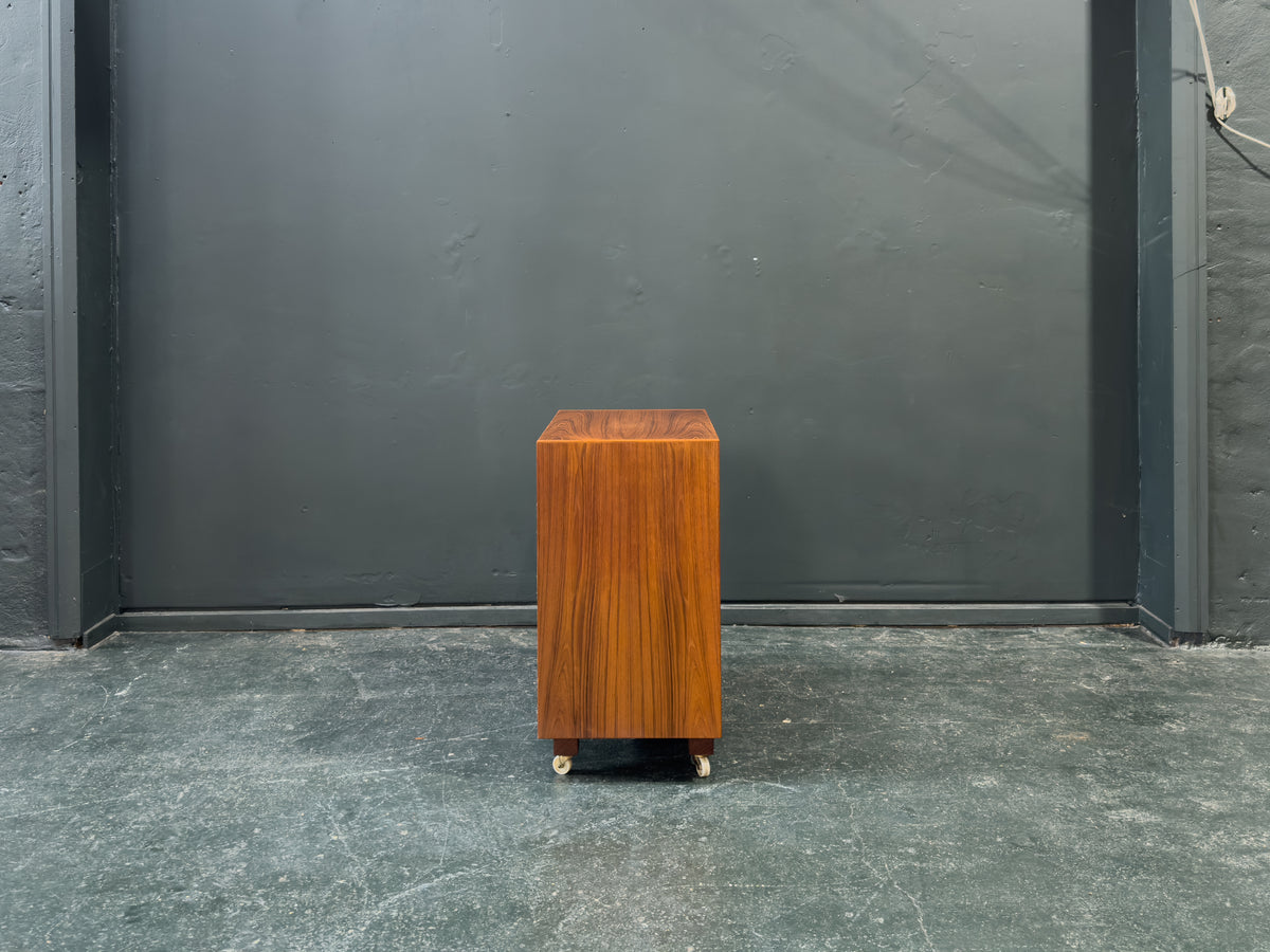 Teak Hi-Fi Unit on Wheels