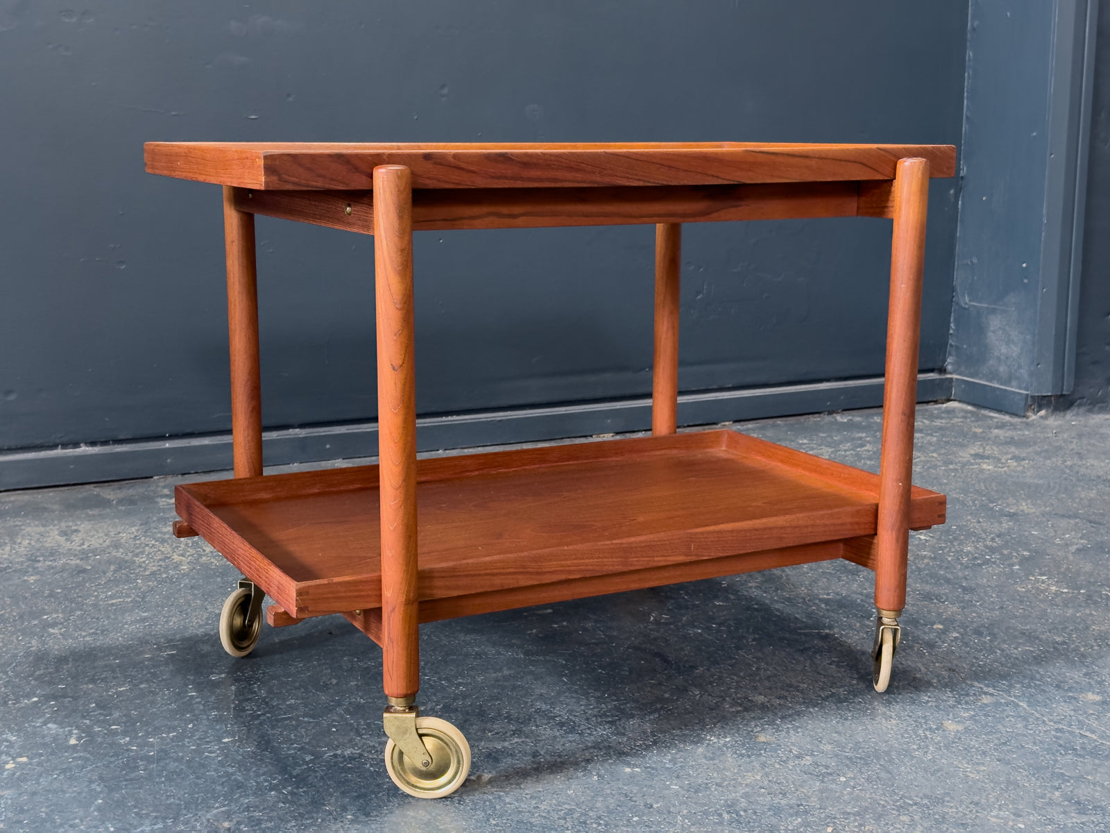Teak Trolley by Poul Hundevad