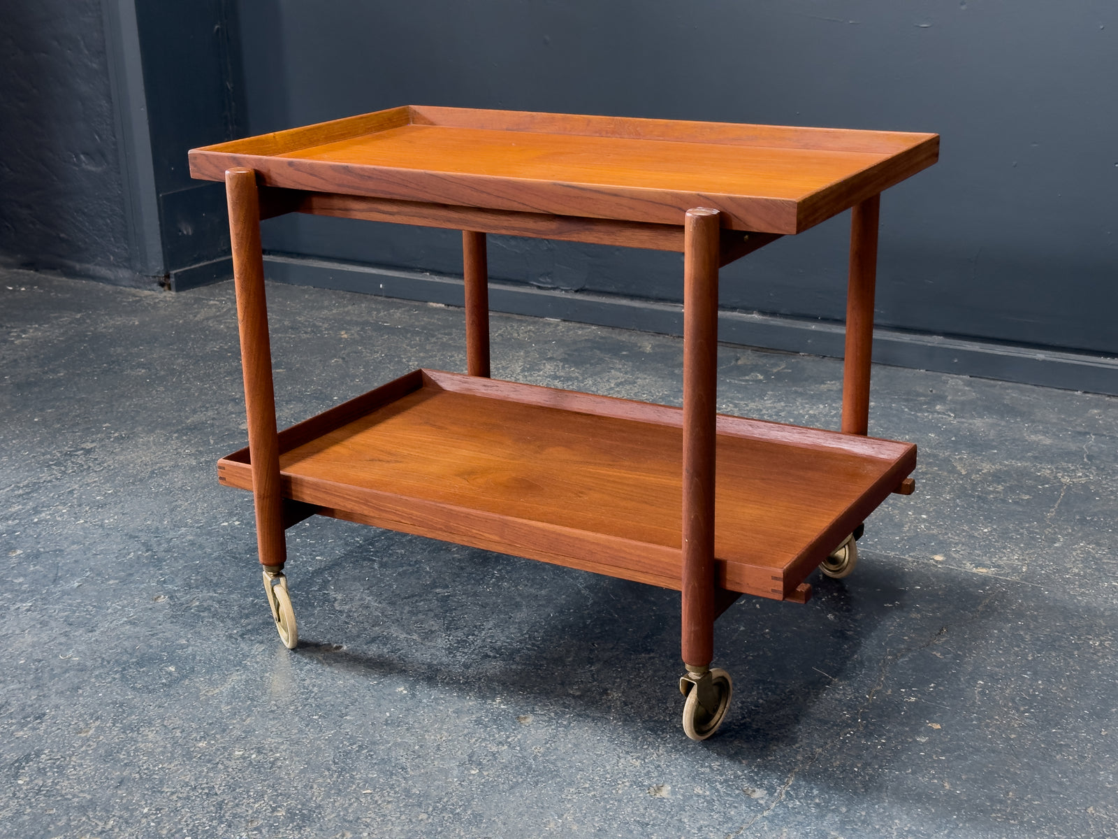 Teak Trolley by Poul Hundevad