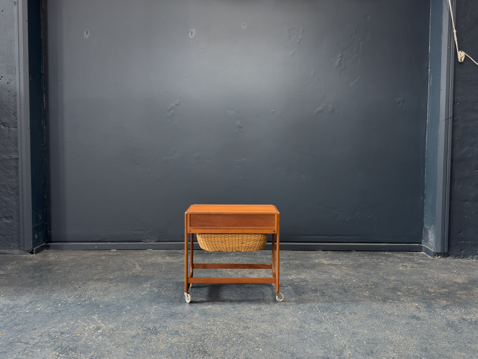 Teak Sewing Table