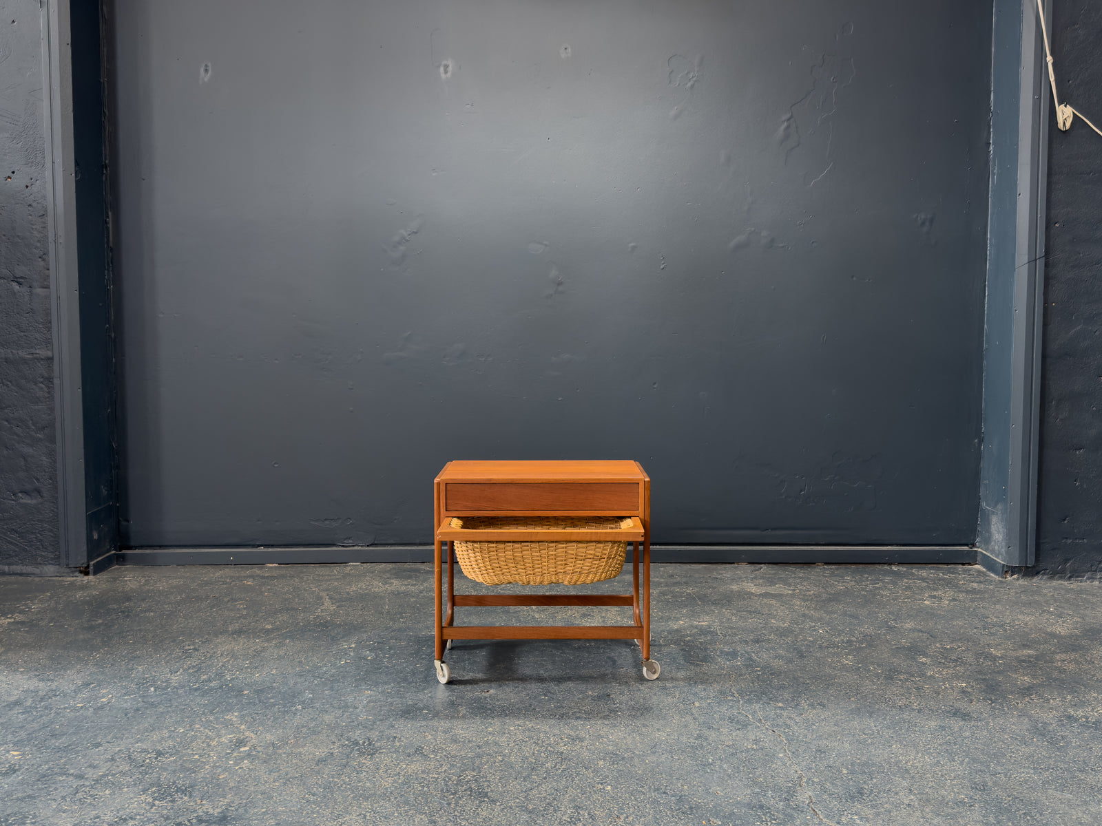 Teak Sewing Table