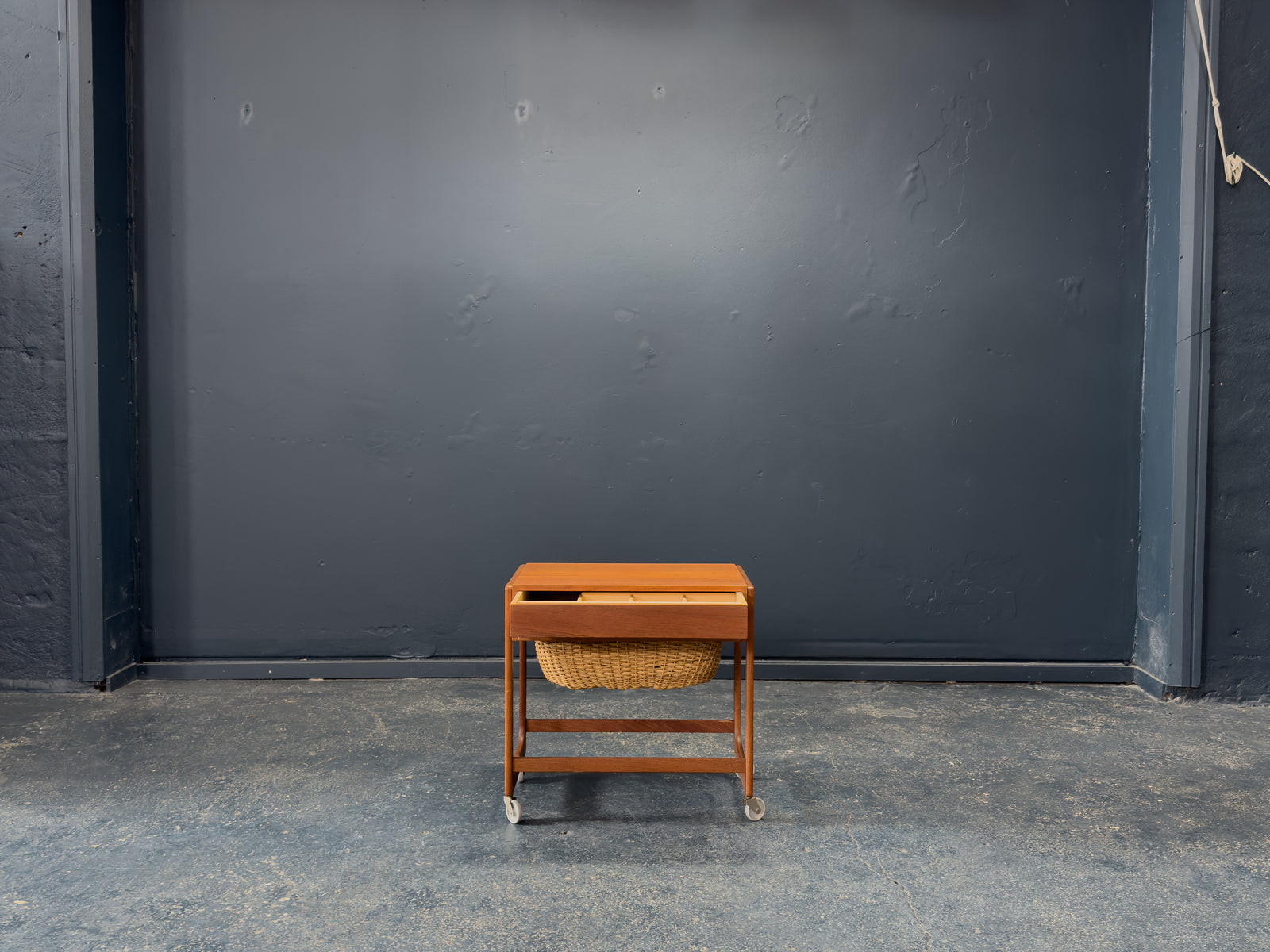 Teak Sewing Table