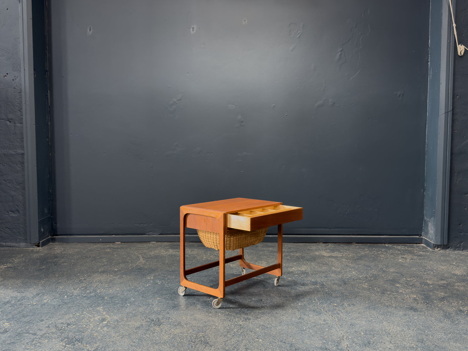 Teak Sewing Table
