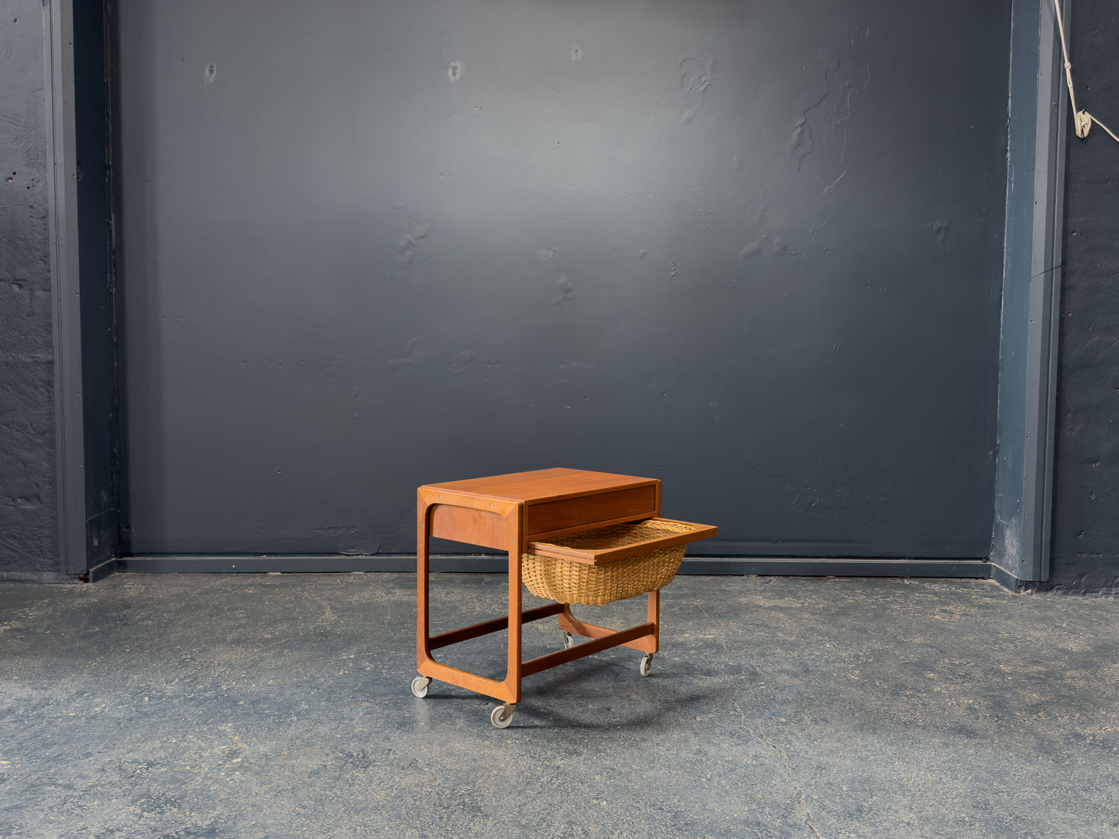 Teak Sewing Table