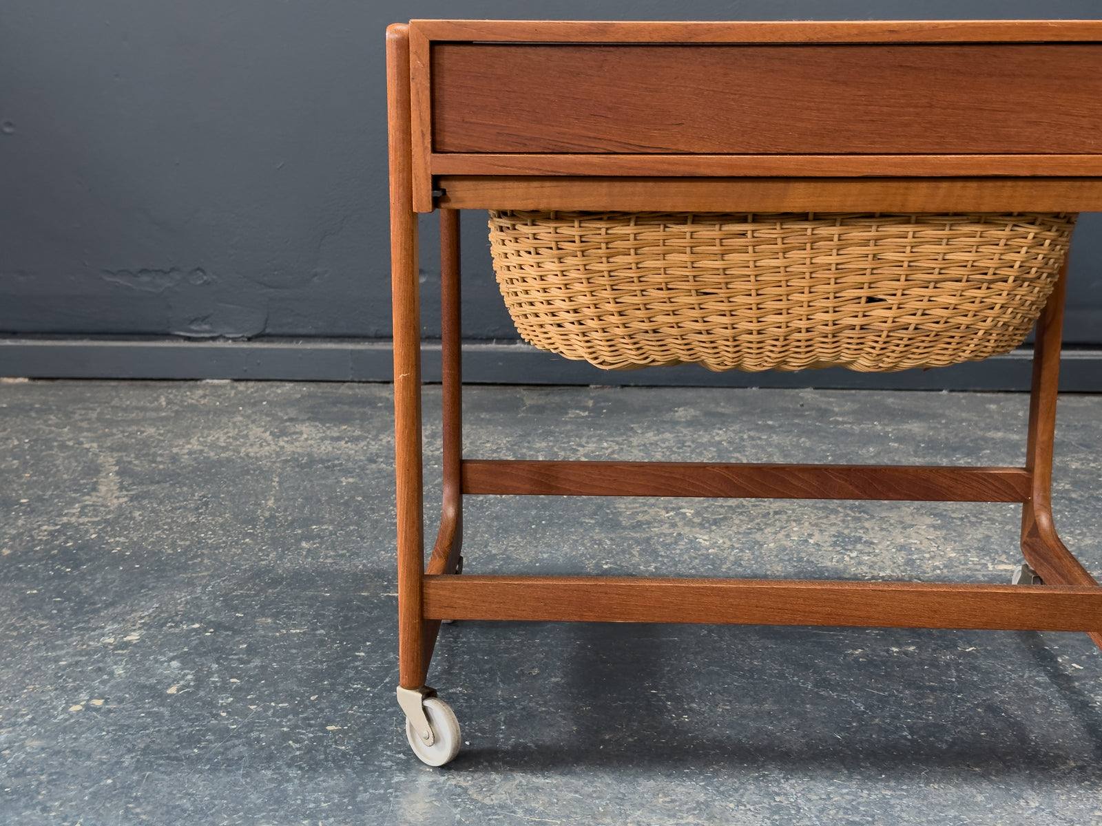 Teak Sewing Table