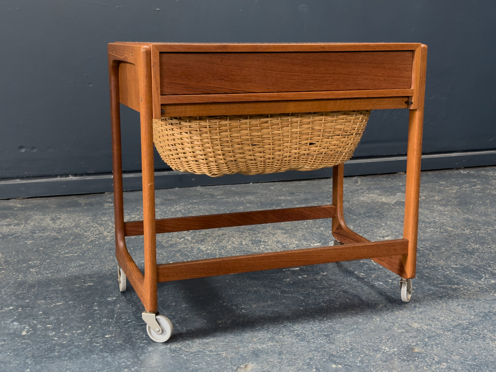 Teak Sewing Table