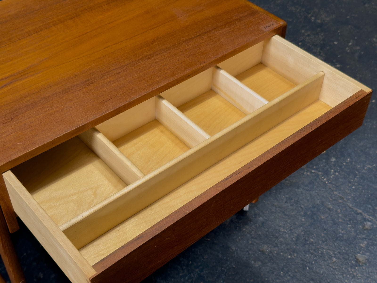 Teak Sewing Table