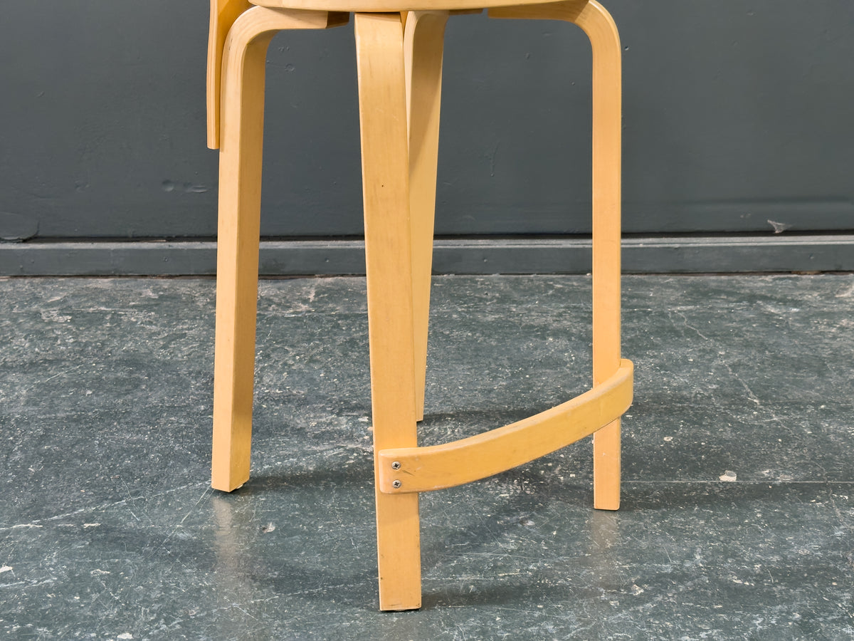 Alvar Aalto Red Bar Stool