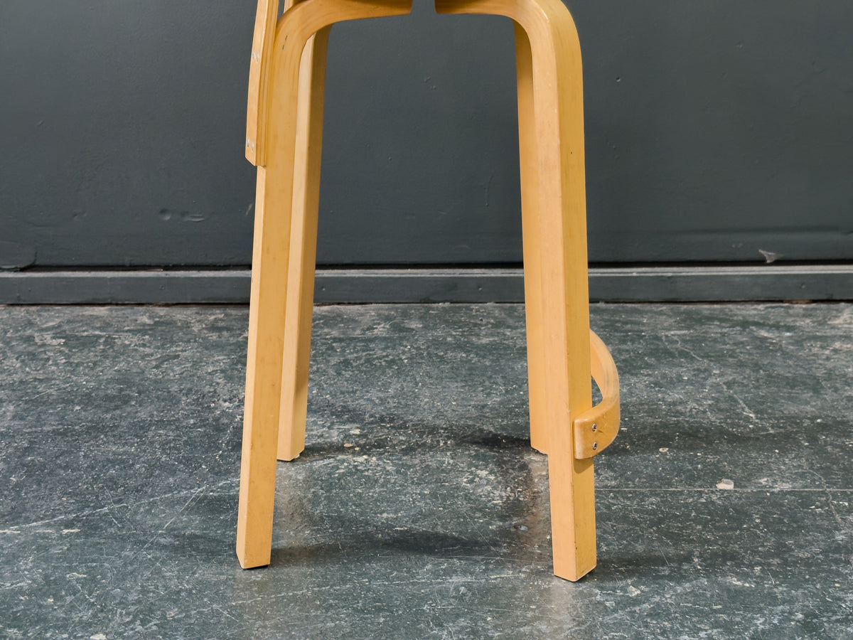 Alvar Aalto Red Bar Stool
