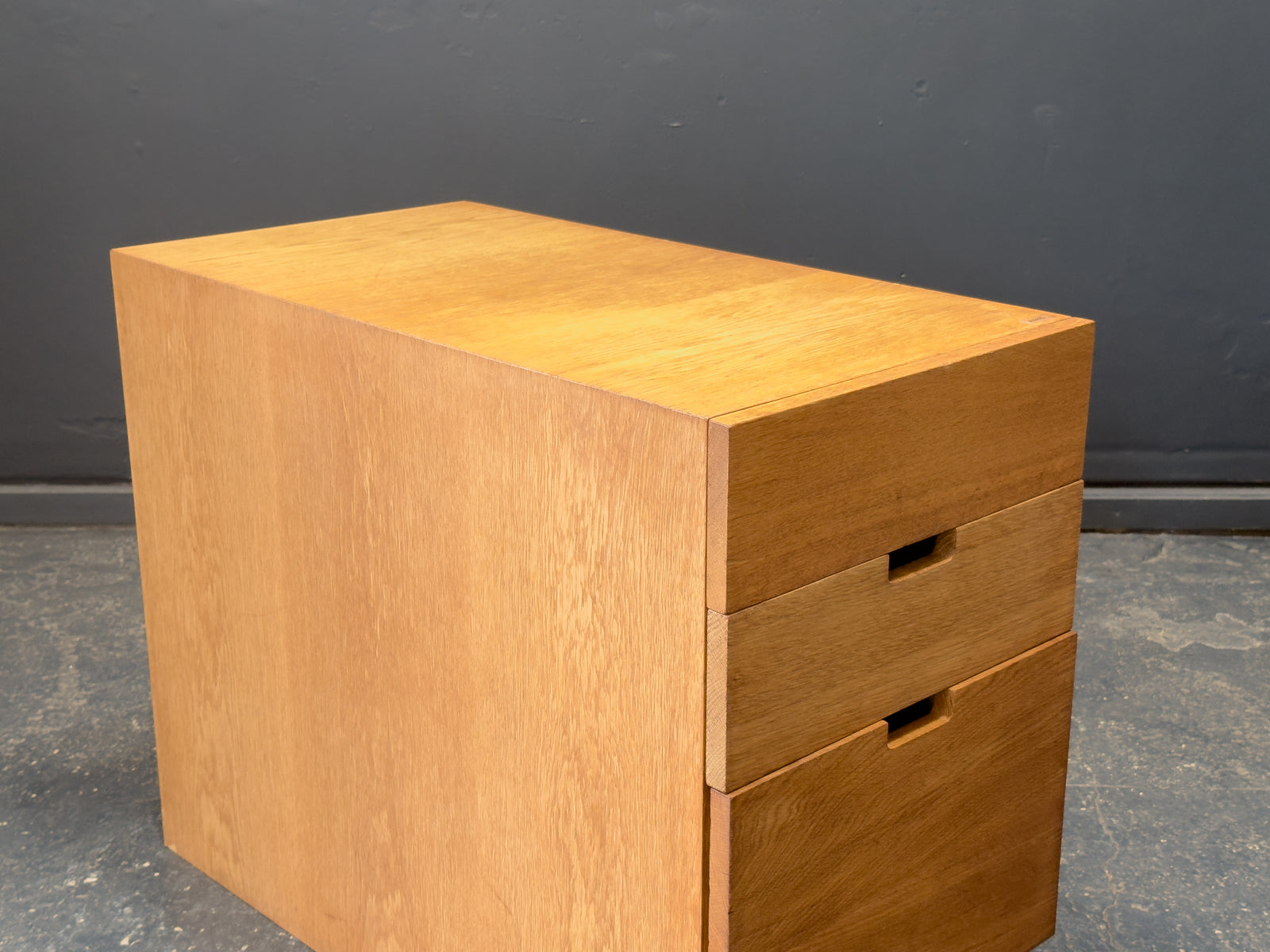 FDB Mobler Oak Filing Cabinet