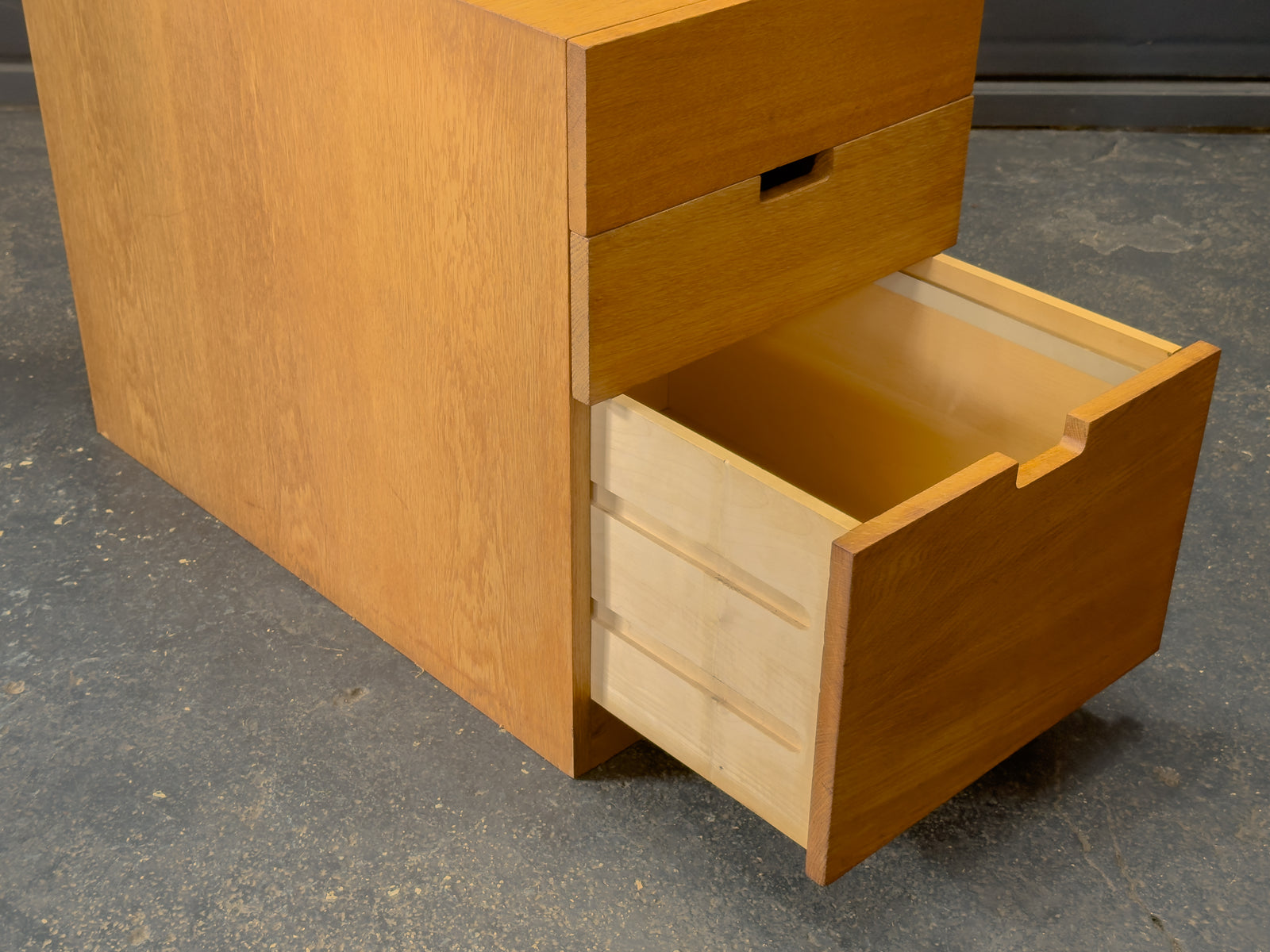 FDB Mobler Oak Filing Cabinet