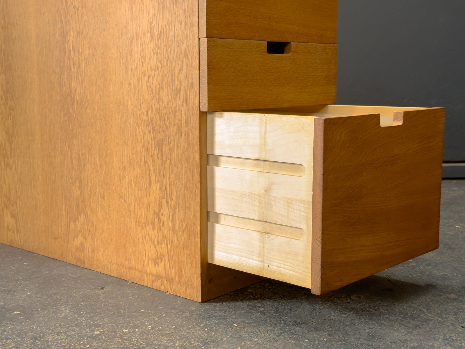 FDB Mobler Oak Filing Cabinet